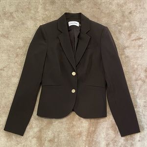 Calvin Klein Brown Blazer Size 2P